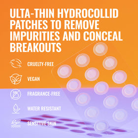 Good Molecules patch under makeup demonstrating discreet daytime wear