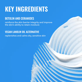 Good Molecules cream spread on hand demonstrating quick absorption and plumpness