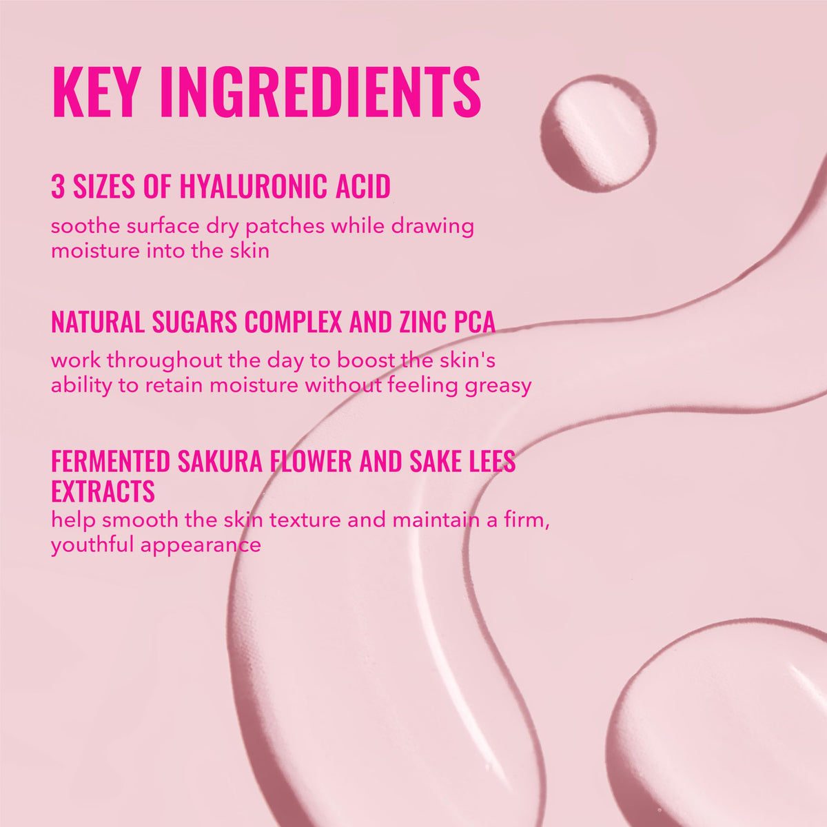 Good Molecules fermented sakura and sake lees ingredient close-up for glow