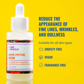 Good Molecules serum texture on skin close-up illustrating lightweight hydration benefit