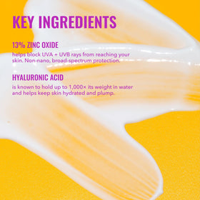 Good Molecules applied on hand demonstrating sheer coverage and blendability