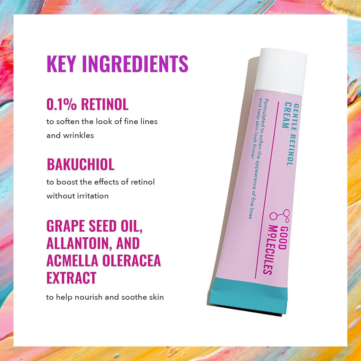 Good Molecules single tube close-up highlighting usable nozzle and ease