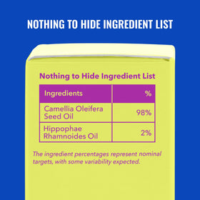 Good Molecules small bottle beside common items showing travel-friendly size benefit