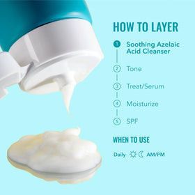 Good Molecules cleanser on bathroom counter portraying daily routine simplicity
