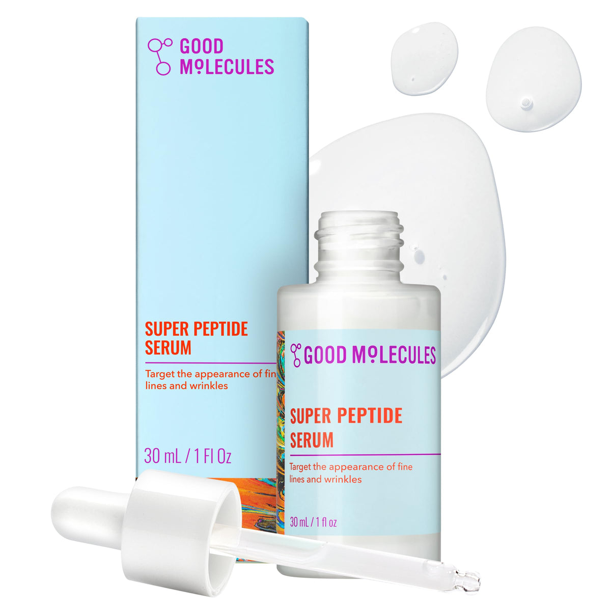 Good Molecules front bottle view showing clean packaging and fast absorption benefit