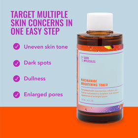 Good Molecules patted into hand showing quick absorption and balanced hydration