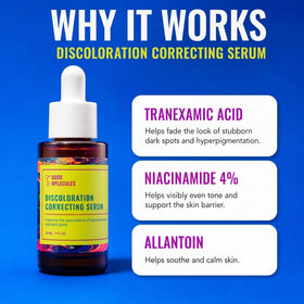 Good Molecules toner pouring to demonstrate lightweight texture and quick absorption benefit