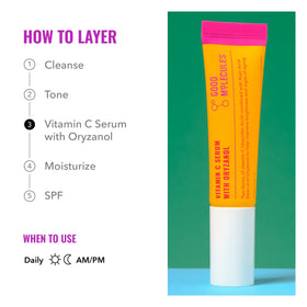 Good Molecules serum staged in bathroom routine, integrates easily into morning skincare