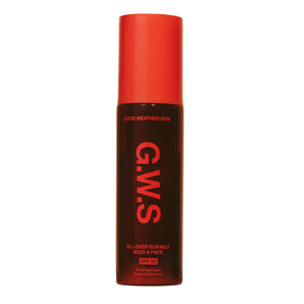 Good Weather Skin front packaging showing SPF 50 label and benefits