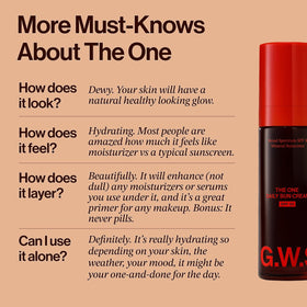 Good Weather Skin applied on model outdoors showing everyday protection benefit