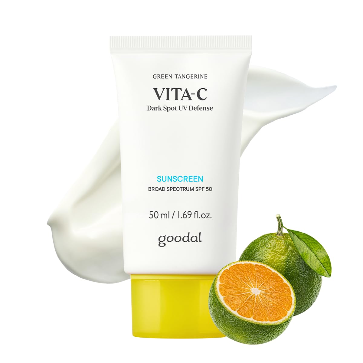GOODAL front packaging showing SPF50 and brightening benefit