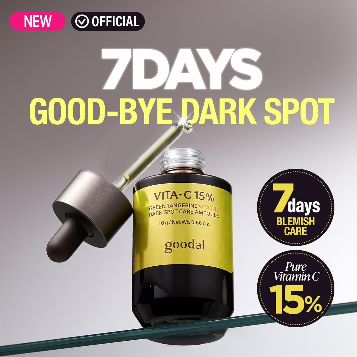 GOODAL ampoule pipette dispensing serum to show precise application benefit