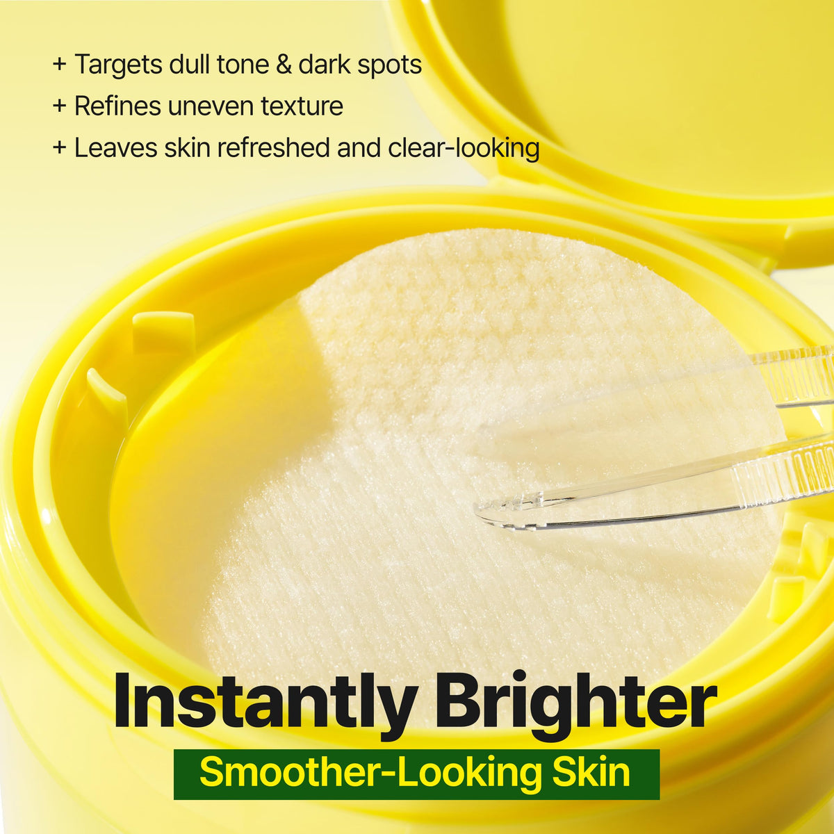 GOODAL visual of green tangerine and niacinamide ingredients highlighting brightening benefits