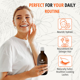 Goodbye Company lashes and brows spoolie use illustrating precise grooming benefit