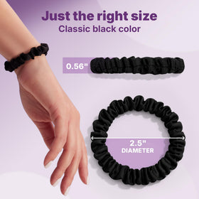 Goody elastic core detail displaying gentle stretch and secure hold benefit