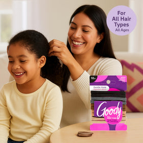 Goody neutral seamless bands stacked to show crease-free, discreet wear