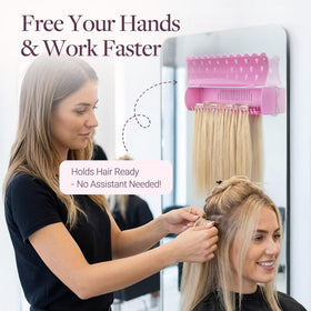 GOO GOO holder mounted with screws for permanent salon stability benefit