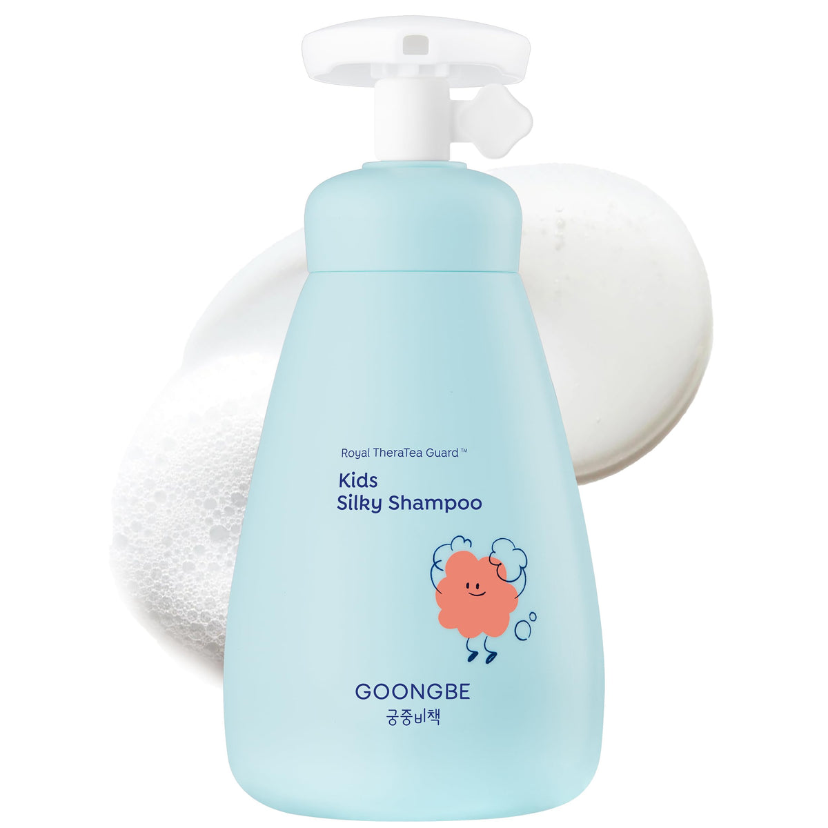 GOONGBE front bottle showing kid-friendly detangling benefits