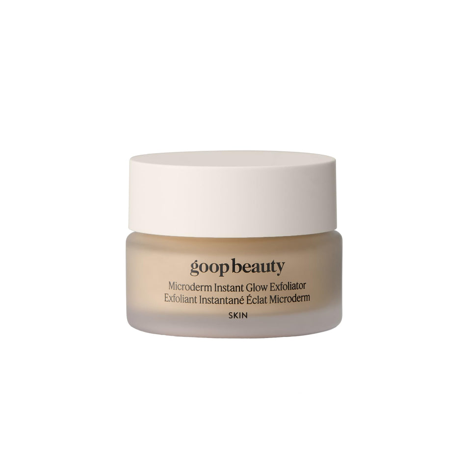 goop front packaging showing product tube and branding benefits