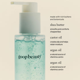 goop dense foam on hand close-up demonstrating thorough lift of makeup and oil