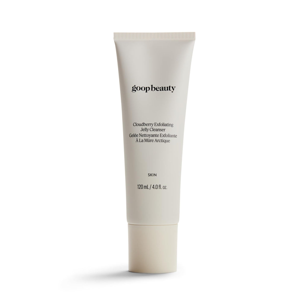 goop cleanser front packaging showing bottle and branding for clean routine
