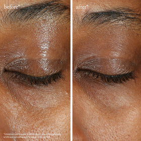 goop eye cream package label detail focusing on clean formula and ingredient callouts