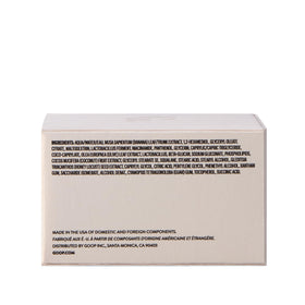 goop eye masks displayed on bathroom shelf for daily routine