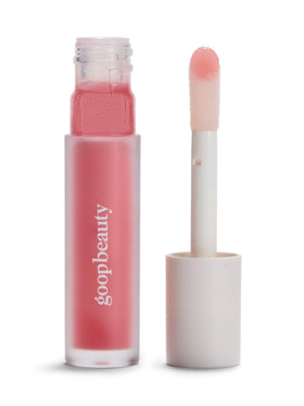 goop Hydra-Barrier Gel Gloss front packaging showing sleek tube and branding for elegant presentation