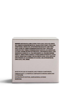 goop product on bathroom vanity suggesting daily routine ease