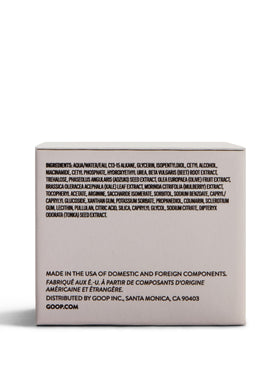 goop water cream on vanity to suggest everyday skincare routine benefit