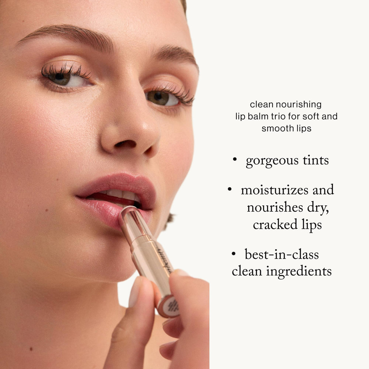 goop lip balm texture close-up highlighting creamy glide and rich emollience