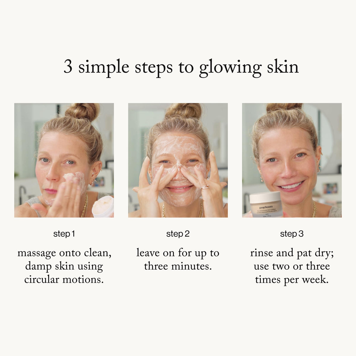 goop product in hand showing size and travel-friendly benefit