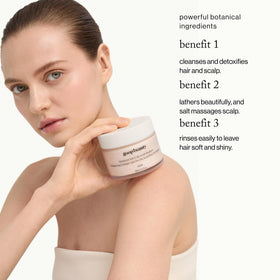 goop whipped texture close-up demonstrating creamy consistency and gentle exfoliation