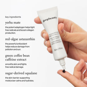 goop Summertone applied with fingers demonstrating quick, natural-looking glow