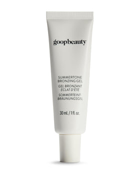 goop Summertone front tube shows sleek packaging and portable design for travel
