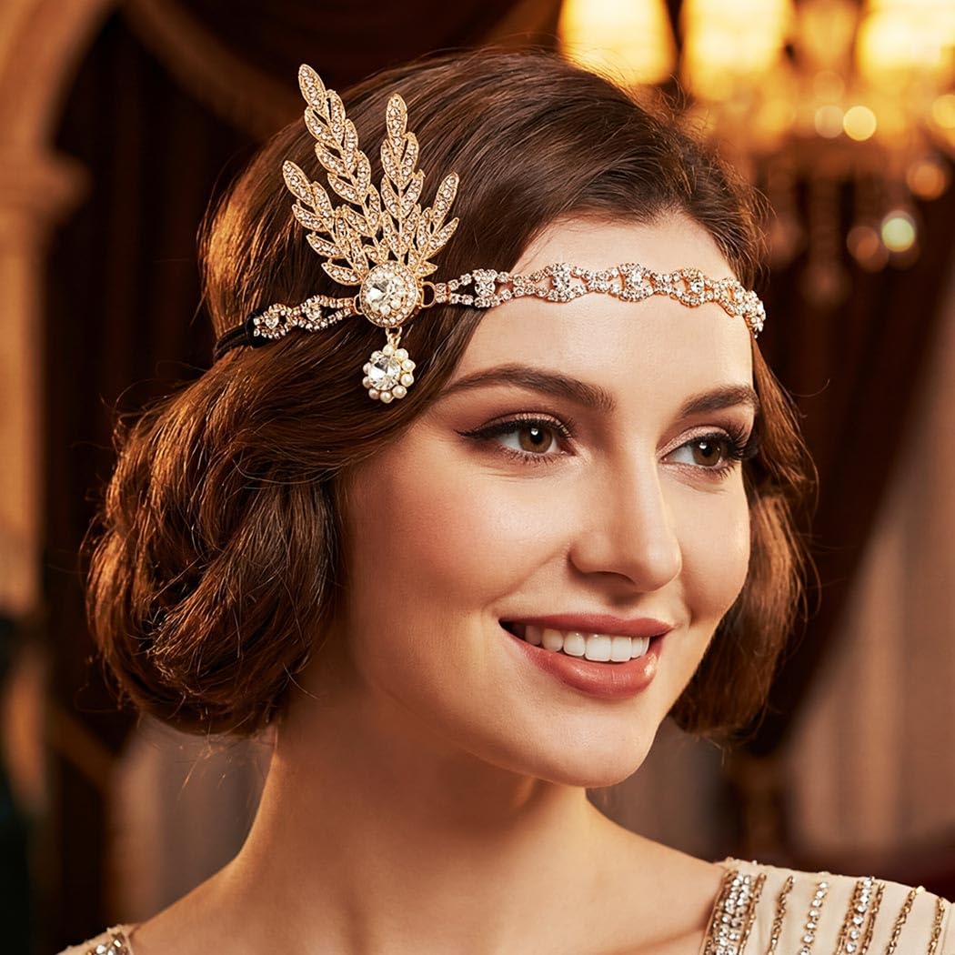 GORTIN headband worn on model side profile demonstrating vintage style and comfortable fit