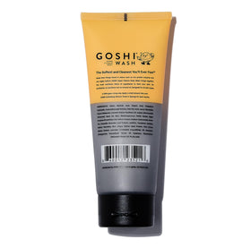 GOSHI close-up of gel texture highlighting rich microbubbles for gentle cleansing