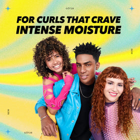 got2b cream in hand being applied to damp curls for easy styling