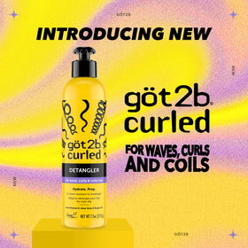 Got2b texture close-up showing lightweight formula that won’t weigh curls