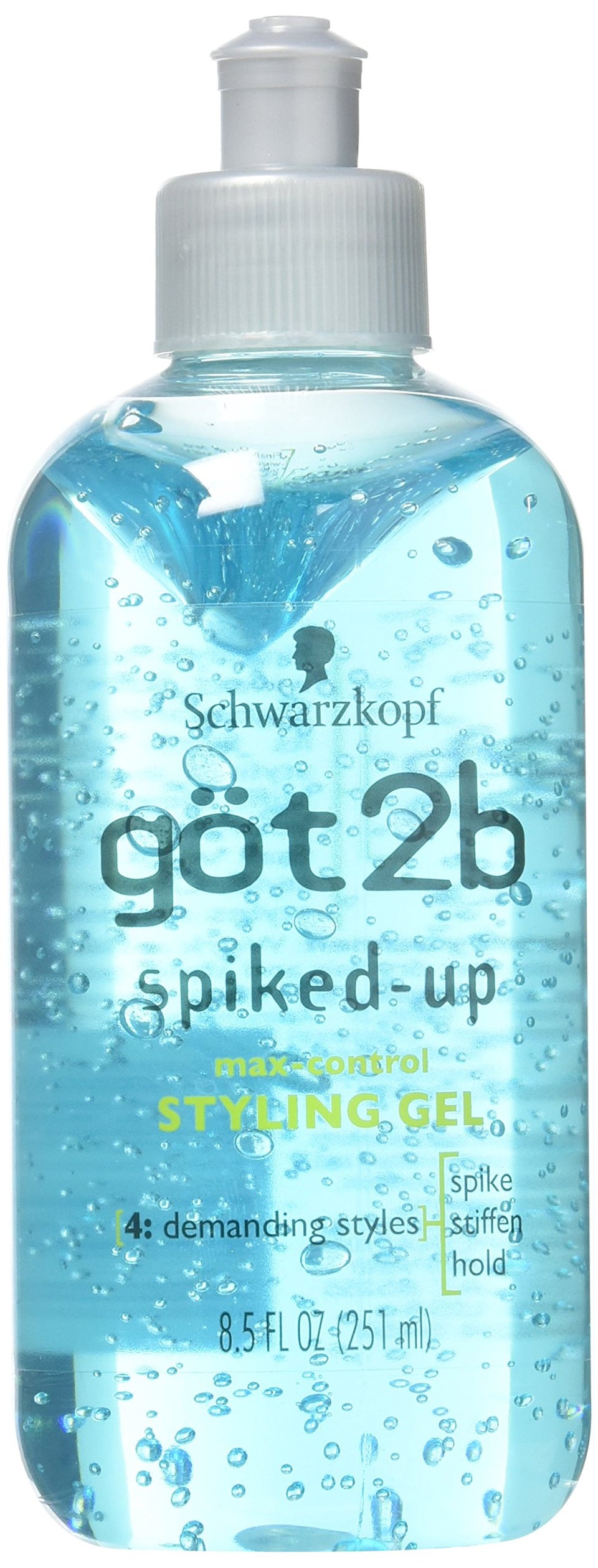 Got2B gel front packaging showing two 8.5oz jars and strong hold