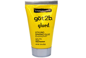 Got2B glued front packaging showing tube for strong hold
