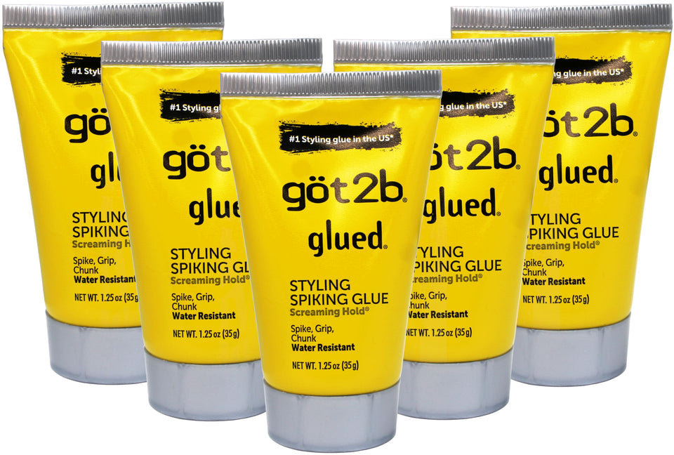 Got2B glued front packaging showing tube and branding for reliable hold
