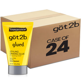 Got2B Glued front packaging showing mini tube and brand hold benefits