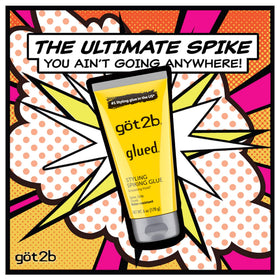 Got2B Glued unscented label close-up highlighting fragrance-free advantage