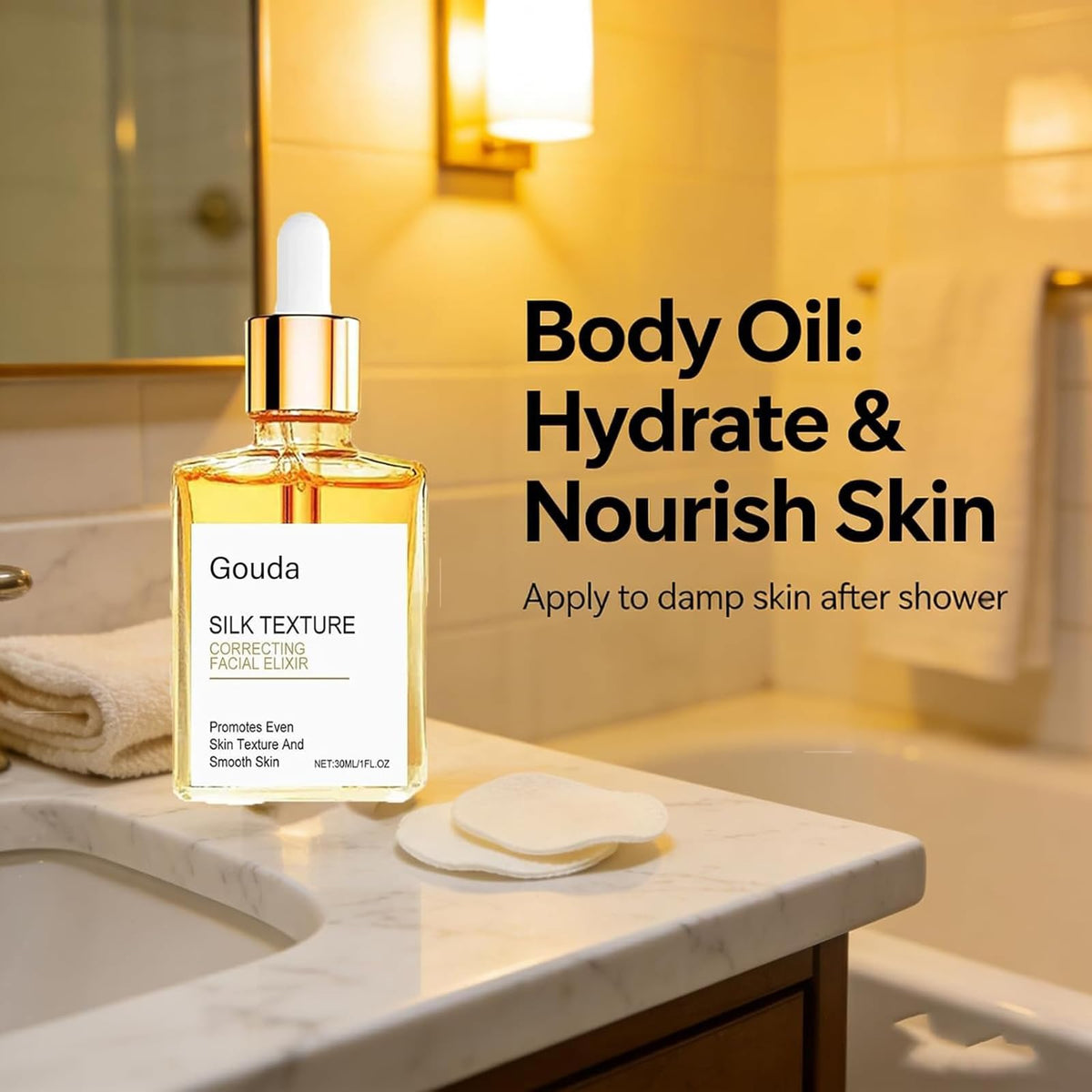gouda application hand rub displaying fast-absorbing hydration