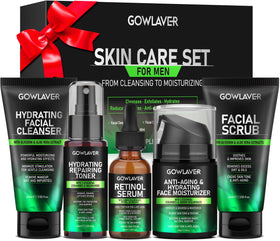GOWLAVER front packaging showing full five-piece set and gift-ready box benefit convenience