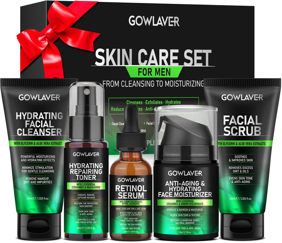 GOWLAVER front packaging showing full five-piece set and gift-ready box benefit convenience