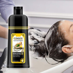 gowwim applied to wet hair demonstrating easy five-minute color application