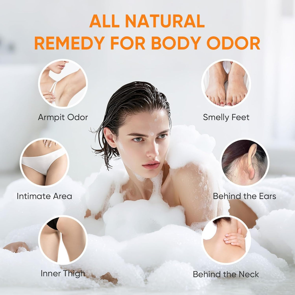 GPP soap lathered on hand demonstrating gentle foam and effective cleansing