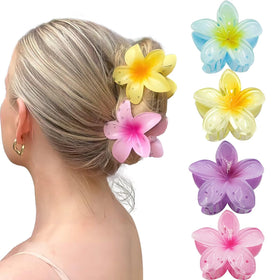 GQLV front packaging showing four colorful flower clips and gift-ready box benefit: presentation